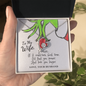 Grinch Forever Love Heart Necklace for Wife | Custom Heart Design