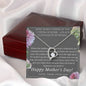 When I think of Mom I think of home, From Son, Forever Love Necklace - Custom Heart Design