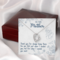 Sentimental Heart Necklace for Mom | Custom Heart Necklace
