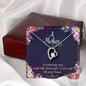 Personalized Forever Love Heart Necklace for Mom | Custom Heart Necklace