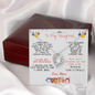 Daughter, You will always be my baby girl-Forever Love - Custom Heart Design