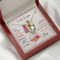 Forever Love Heart Necklace for Daughter, From Dad | Custom Heart Design