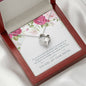 Sentimental Heart Necklace for Sister| Custom Heart Design