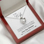 Sentimental Forever Love Heart Necklace for Wife | Custom Heart Design