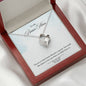 Heart Necklace for Bonus Mom | Custom Heart Design