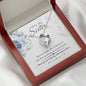Forever Love Heart Necklace for Friend | Custom Heart Design