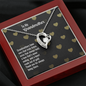 Sentimental Heart Necklace for Grandmother | Custom Heart Design
