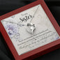 Sentimental Heart Necklace for Sister Friend | Custom Heart Design