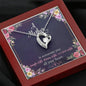Personalized Forever Love Heart Necklace for Mom | Custom Heart Necklace