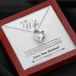 Sentimental Forever Love Heart Necklace for Wife | Custom Heart Design