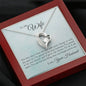 Sentimental Forever Love Heart Necklace for Wife | Custom Heart Design