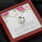 Sentimental Heart Necklace for Sister| Custom Heart Design