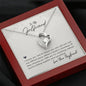 I choose you-Sentimental Heart Necklace for Girlfriend | Custom Heart Design
