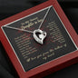 Sentimental Forever Love Heart Necklace for Daughter In Law | Custom Heart Design
