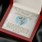Double Hearts Anniversary Necklace for Wife | Custom Heart Design