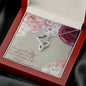 Double Hearts Necklace for Wife, Girlfriend | Custom Heart Design