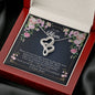 Double Hearts Necklace for Mom | Custom Heart Design