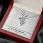 Double Hearts Necklace For Wife | Custom Heart Design