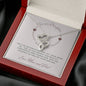 Sentimental Double Hearts Necklace for Daughter | Custom Heart Design