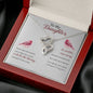 Meaningful Double Hearts Necklace for Daughter | Custom Heart Design