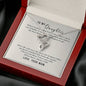 Double Hearts Necklace for Daughter, From Mom | Custom Heart Design