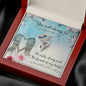 Double Hearts Necklace for Friend | Custom Heart Design