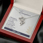 Meaningful Double Hearts Necklace for Daughter, From Dad | Custom Heart Design