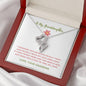 Meaningful Double Hearts Necklace for Granddaughter | Custom Heart Design