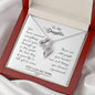 Meaningful Double Hearts Necklace for Daughter | Custom Heart Design