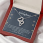 Meaningful Double Hearts Necklace for Daughter | Custom Heart Design