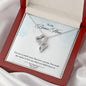 Meaningful Double Hearts Necklace for Bonus Mom | Custom Heart Design