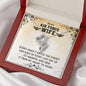 Meaningful Double Hearts Necklace for Air Force Wife | Custom Heart Design
