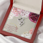 Double Hearts Necklace for Wife, Girlfriend | Custom Heart Design