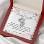 Meaningful Double Hearts Necklace for Daughter | Custom Heart Design