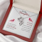 Meaningful Double Hearts Necklace for Daughter | Custom Heart Design