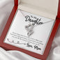 Meaningful Double Hearts Necklace for Daughter | Custom Heart Design