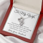 Double Hearts Necklace for Wife | Custom Heart Design