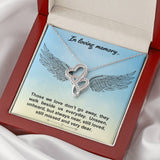 Double Hearts Remembrance Necklace | Custom Heart Design