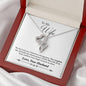 Double Hearts Necklace for Wife | Custom Heart Design