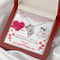 Double Hearts Birthday Necklace for Sister | Custom Heart Design