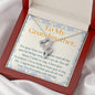 Double Hearts Necklace for Grandmother | Custom Heart Design