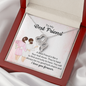 Double Hearts Necklace for Best Friend | Custom Heart Design