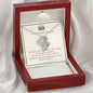 Meaningful Double Hearts Necklace for Daughter | Custom Heart Design