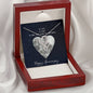 Double Hearts Anniversary Necklace for Wife | Custom Hearts Design