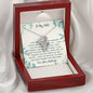 Meaningful Double Hearts Necklace for Wife | Custom Heart Design