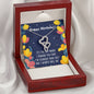 Double Hearts Birthday Necklace | Custom Heart Design