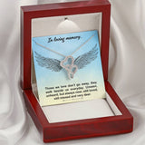 Double Hearts Remembrance Necklace | Custom Heart Design
