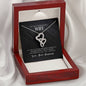 Meaningful Double Hearts Necklace for Wife | Custom Heart Design
