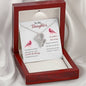 Meaningful Double Hearts Necklace for Daughter | Custom Heart Design