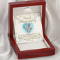 Double Hearts Anniversary Necklace for Wife | Custom Heart Design